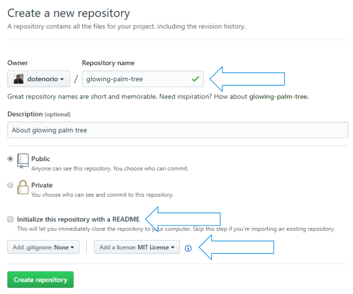 Criar repositório no GitHub